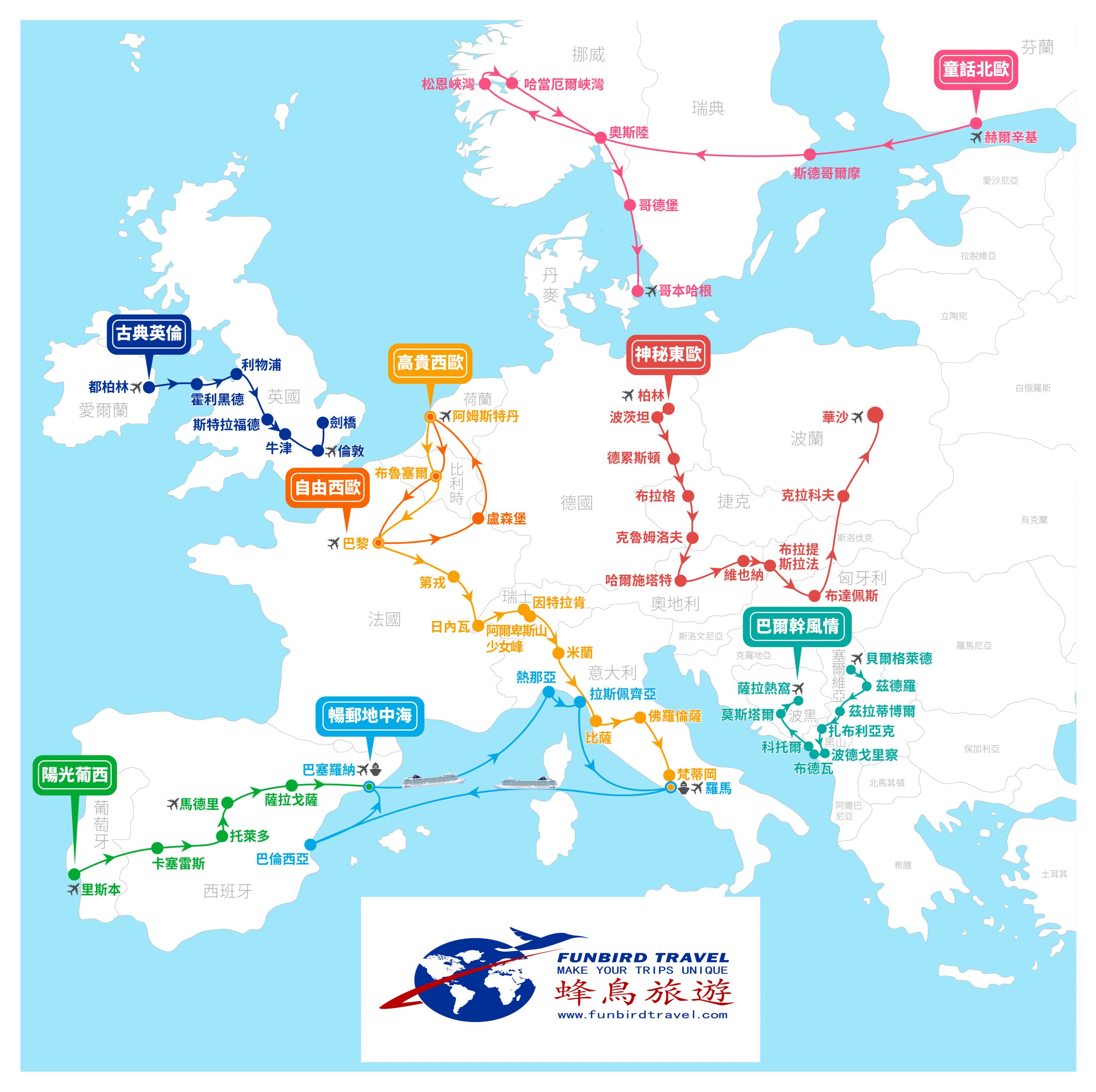 Europe Trips_map