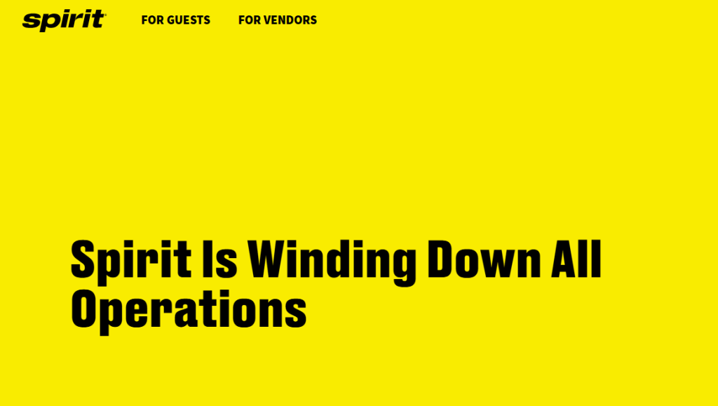 Spirit Airlines_Winding Down
