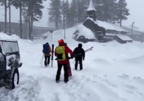Lake Tahoe avalanche